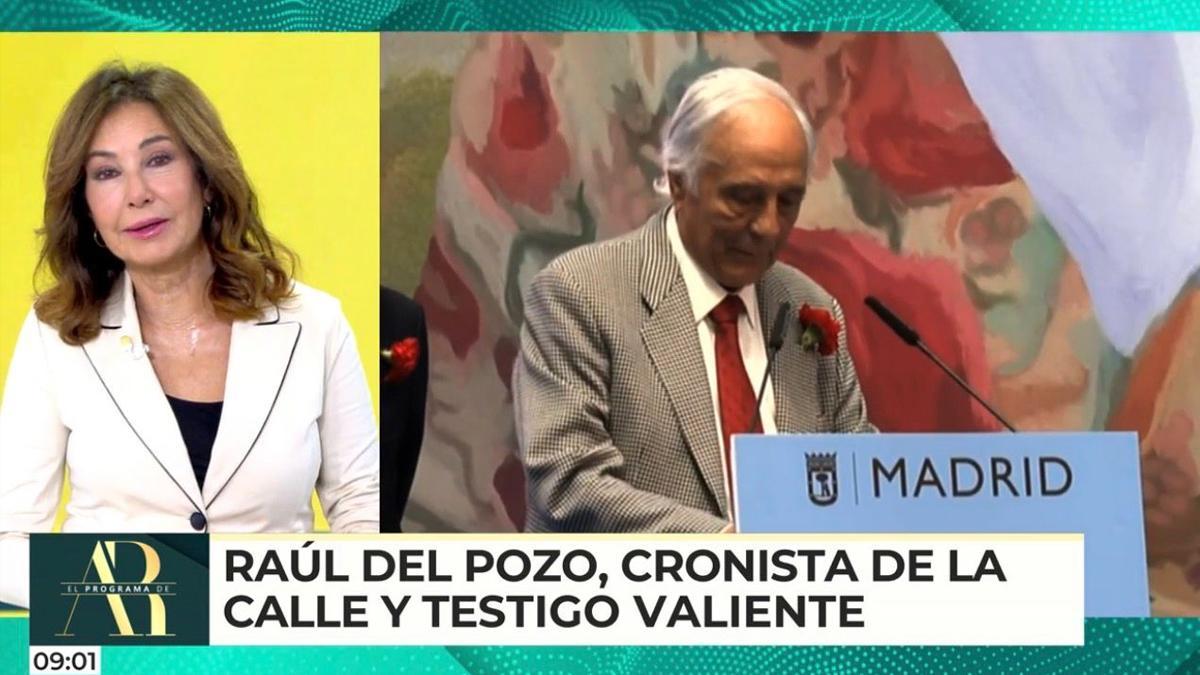 Ana Rosa se despide de Raúl del Pozo