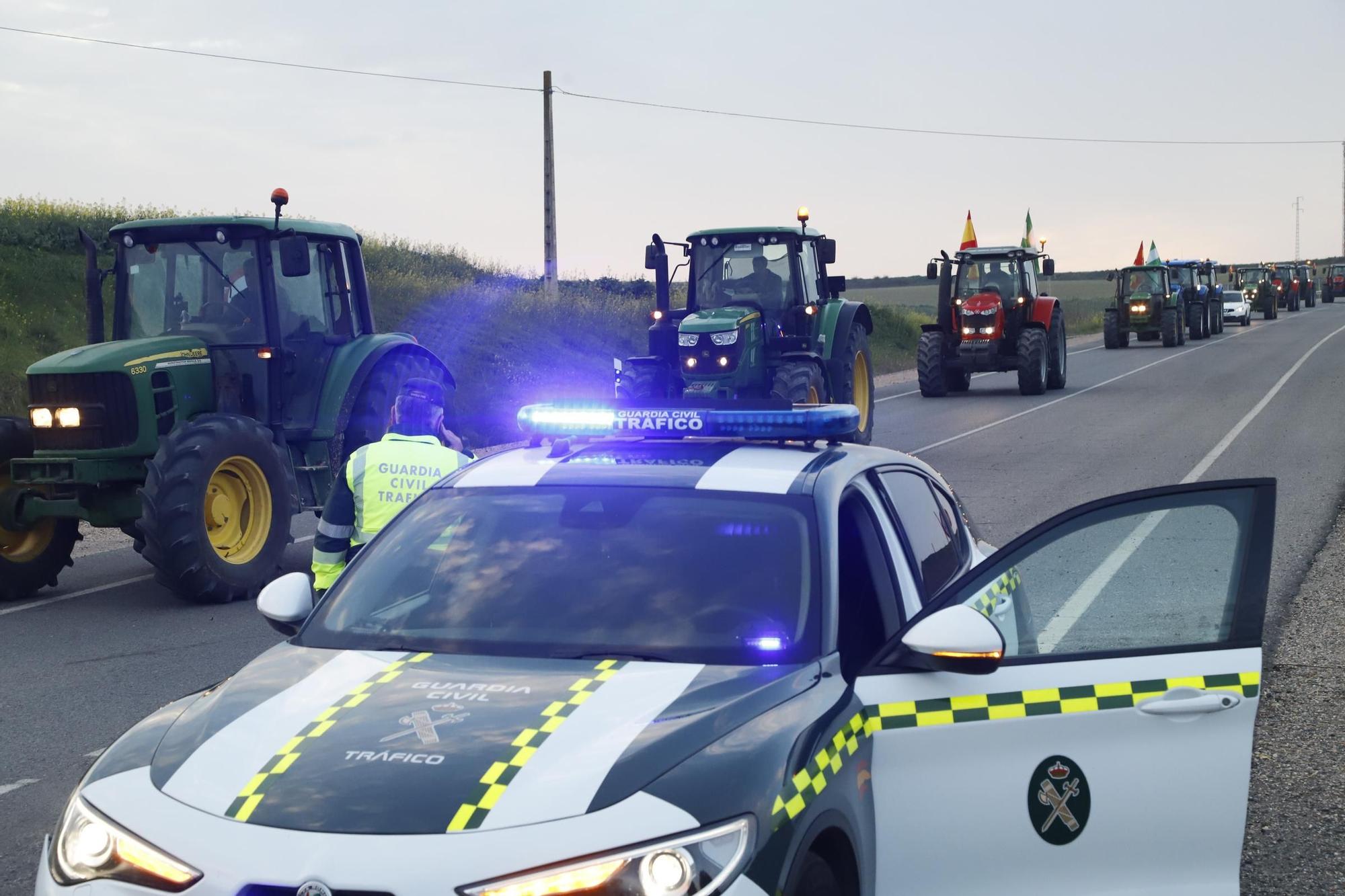 Protesta de agricultores en La Carlota