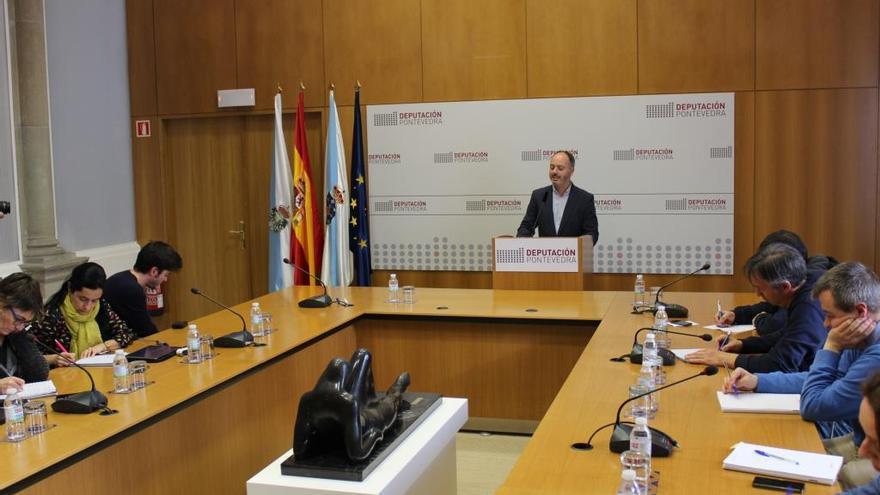 David Regades, durante el anuncio de la adjudicación.