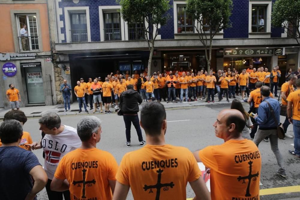 Reunión de los trabajadores de Vesuvius con SASEC