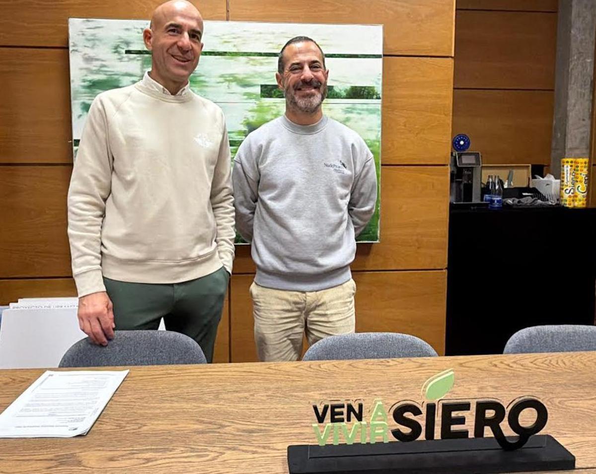 Por la derecha, Virginio Ramírez y Ángel García. | A. S.