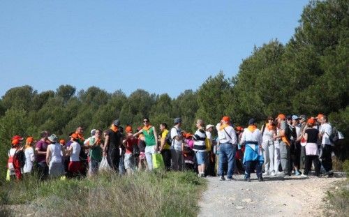 Marcha solidaria en Caravaca de la Cruz