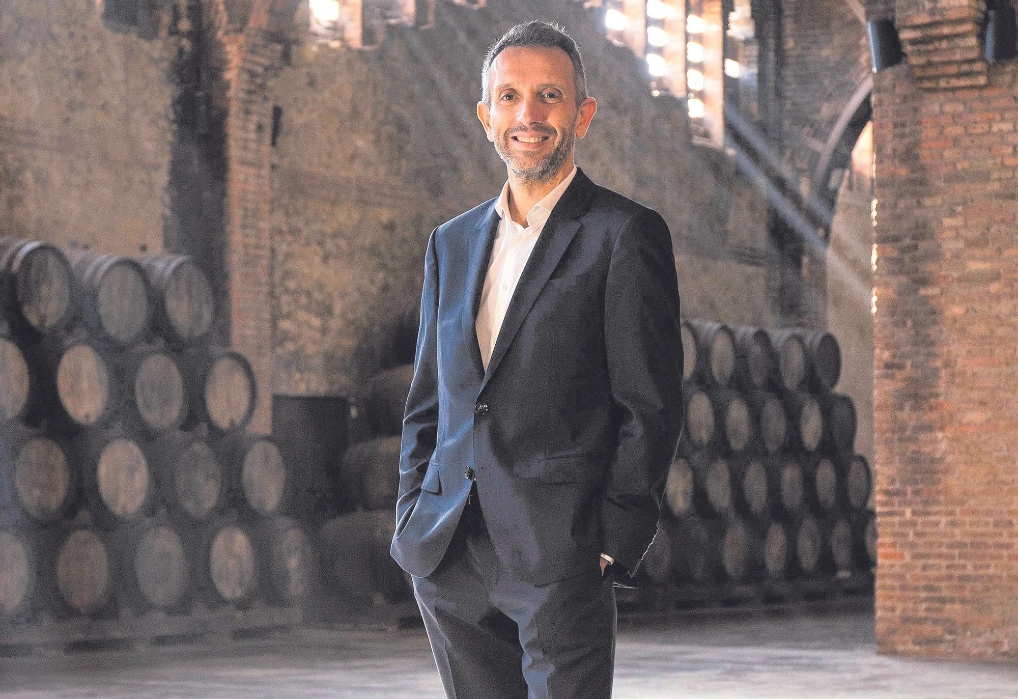 Sergio Fuster, CEO de Codorníu, en las cavas de Sant Sadurní d’Anoia