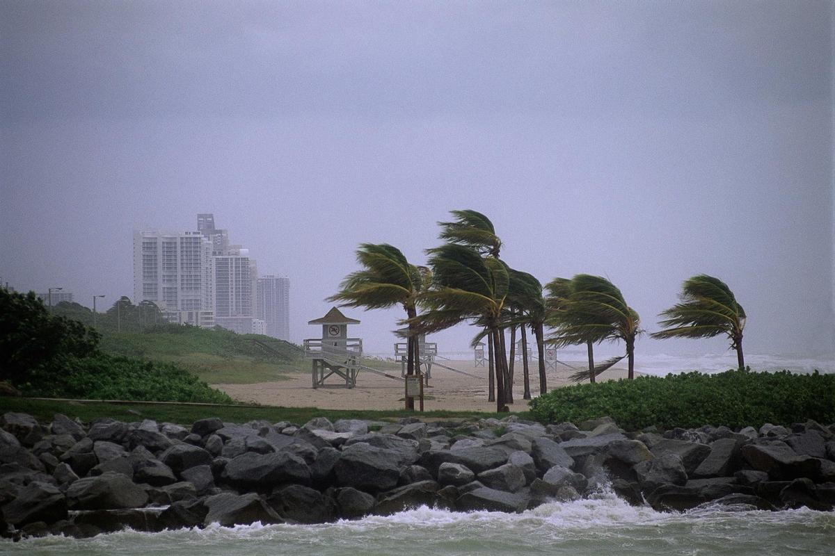 Vendaval en las costas del Atlántico