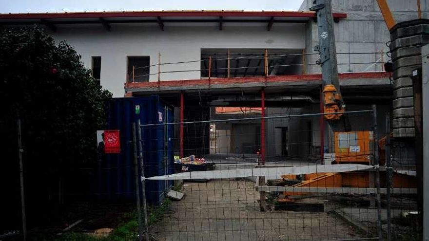 Obras de la casa da cultura de O Esteiro. // Iñaki Abella