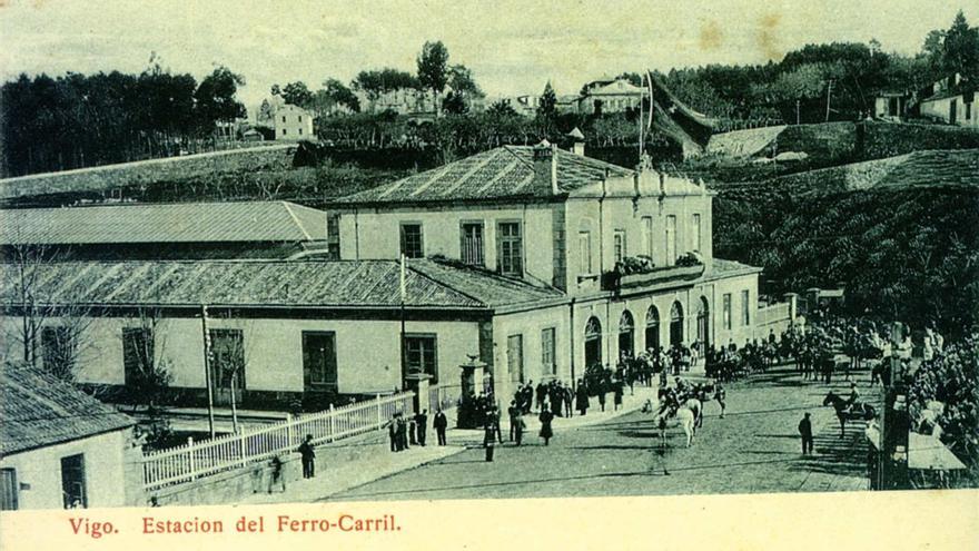 Viaje en tren a la estación de Vigo