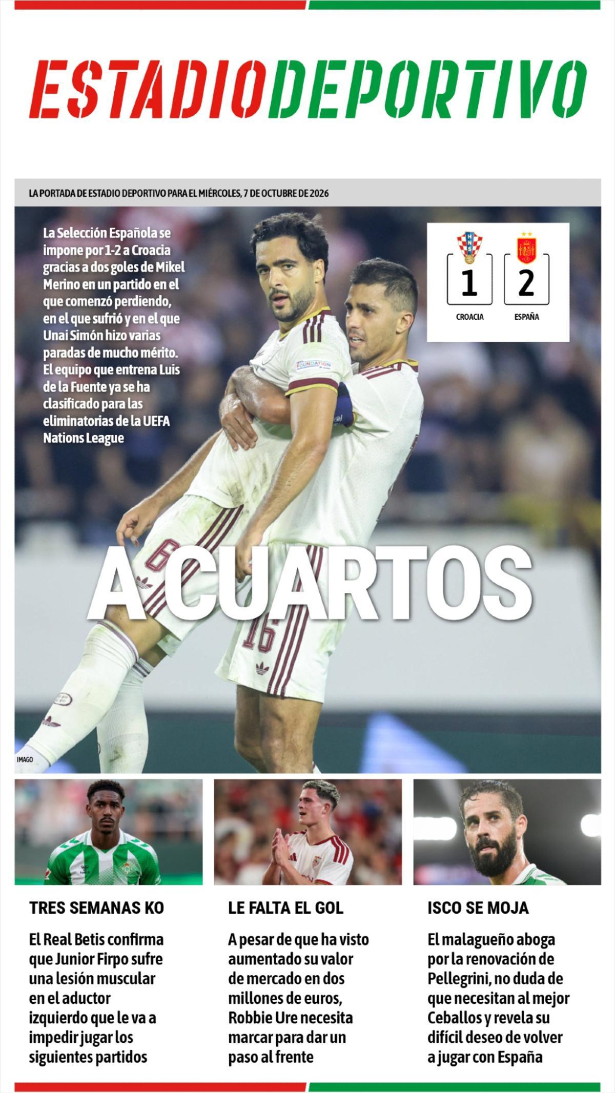Las portadas de la prensa deportiva de hoy Las portadas de la prensa deportiva de hoy