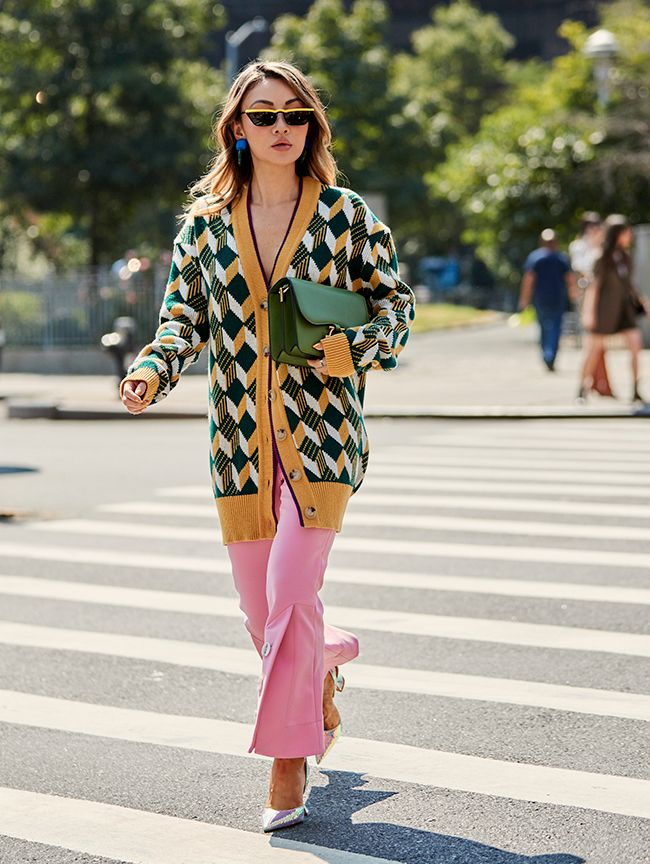 Chaqueta de punto en el Street Style de Nueva York