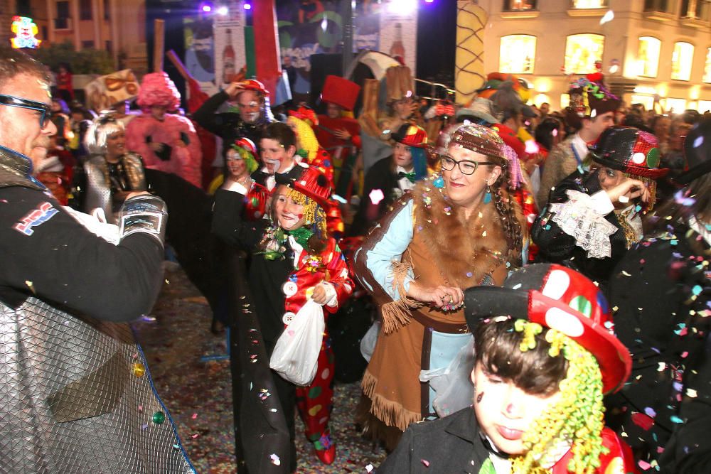 Sábado de carnaval en Málaga