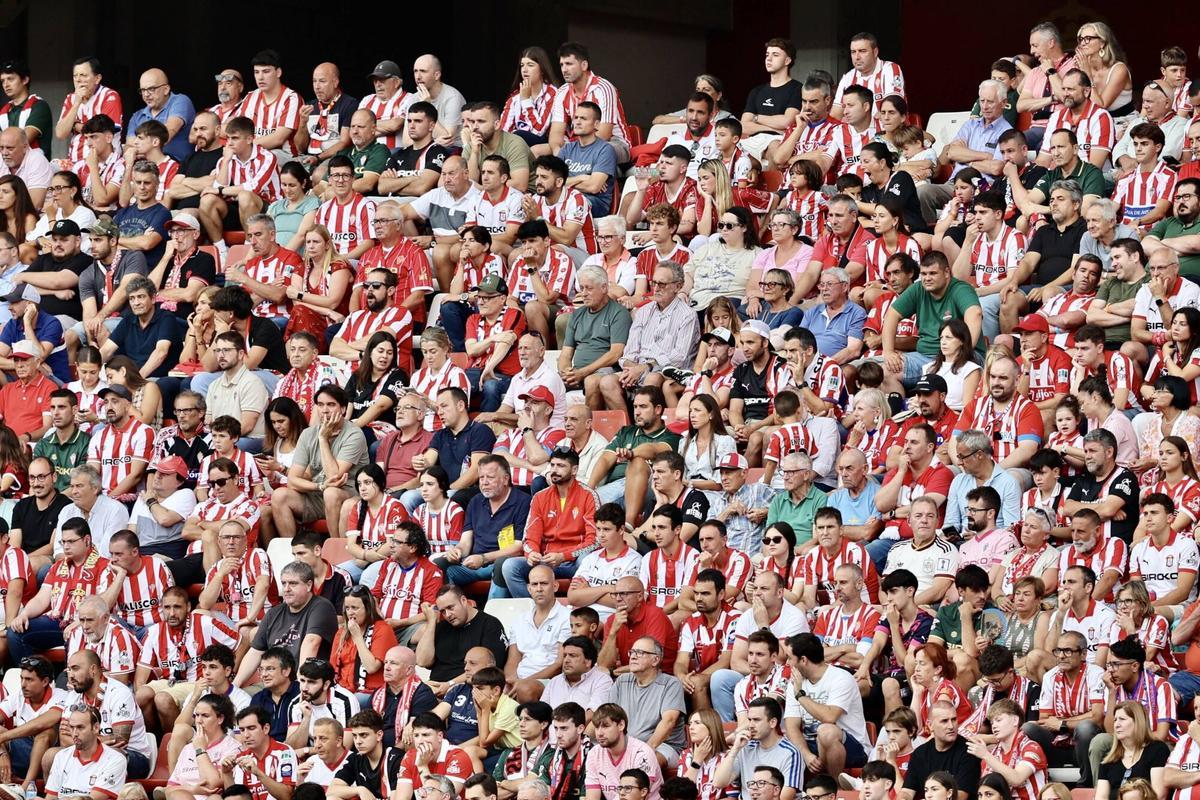 Así fue el partido entre el Sporting y el Burgos Así fue el partido entre el Sporting y el Burgos