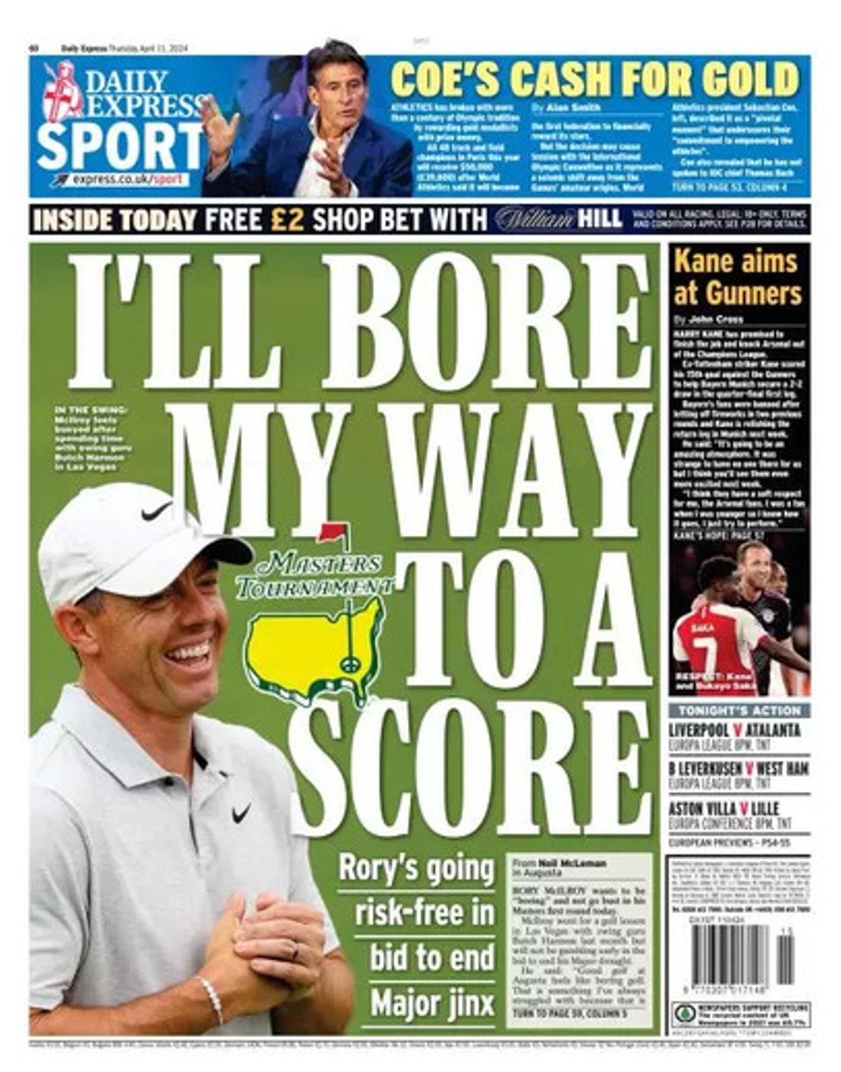 Las portadas de los periódicos deportivos de hoy, jueves 11 de abril Las portadas de los periódicos deportivos de hoy, jueves 11 de abril