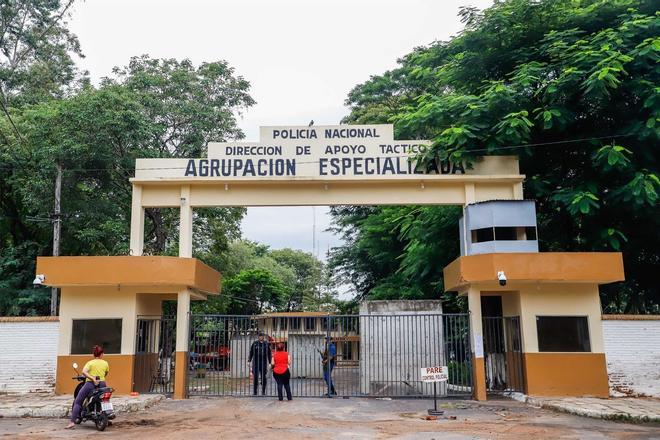 Prision policial de Asunción donde ha estado reclutado Ronaldinho