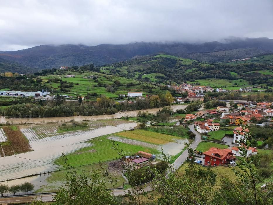 Las imágenes del temporal en Asturias