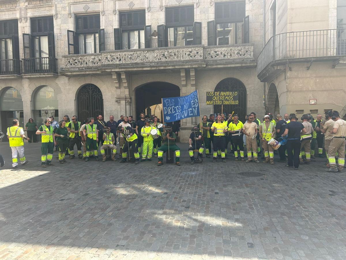 Les imatges de la protesta