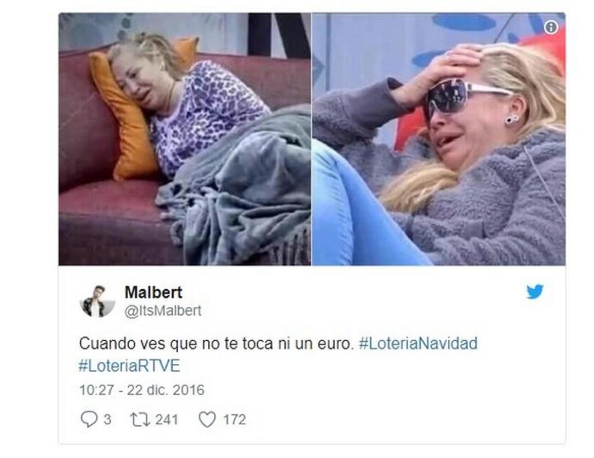 Memes de la Lotería de Navidad 2017