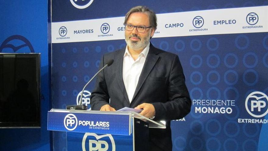 El PP extremeño considera que &quot;las pugnas internas&quot; en Podemos y Ciudadanos pueden &quot;incidir&quot; en el voto