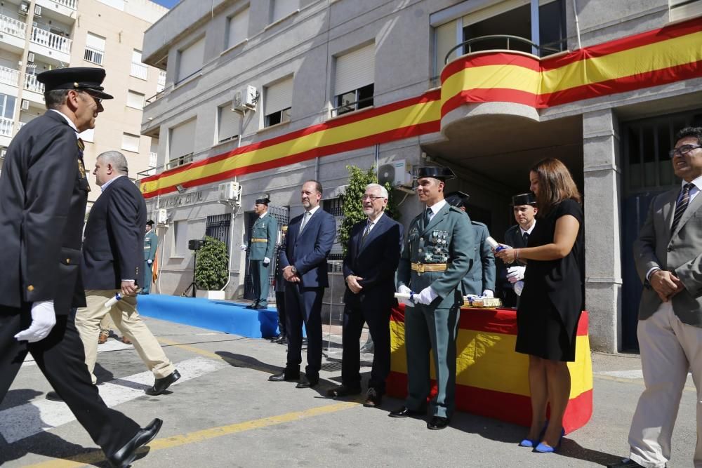 Misa y acto castrense en el cuertel de la Compañía de la Guardia Civil de Torrevieja y la Vega Baja el día de la Virgen del Pilar