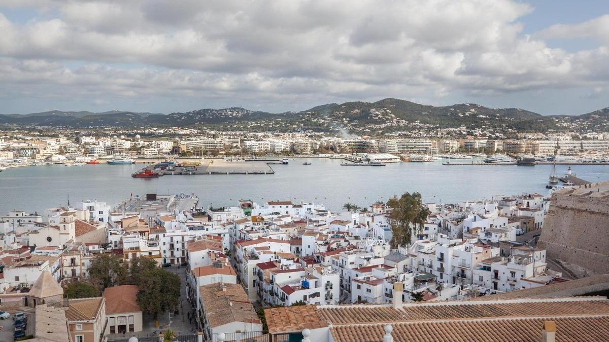 Vista panorámica de Ibiza