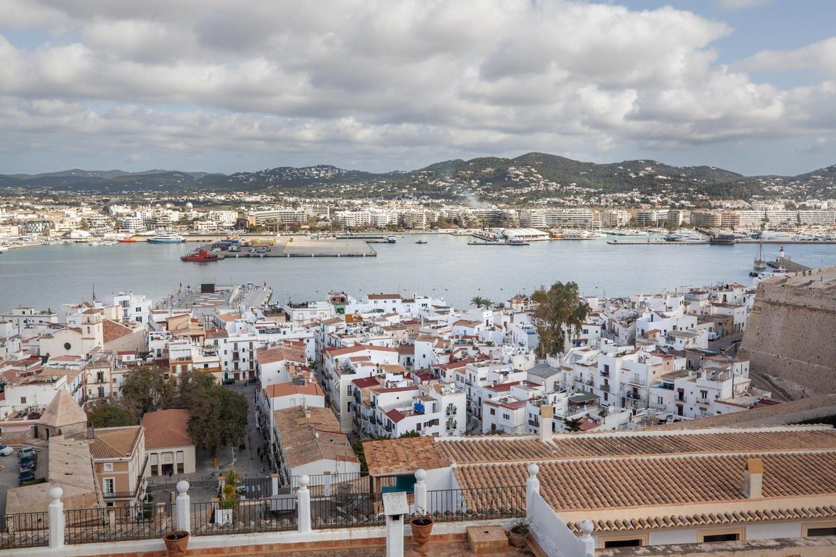 Vista panorámica de Ibiza.