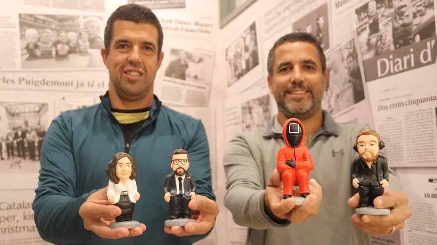 Els germans Marc i Sergi Alós són la segona generació familiar de Caganer.com, que va crear la seva mare el 1992