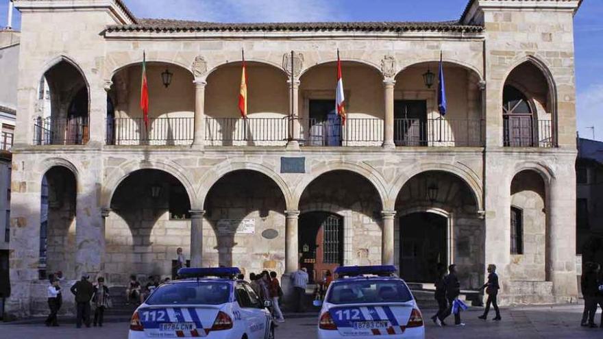 Sede de la Policía Municipal de Zamora, en el ayuntamiento viejo.