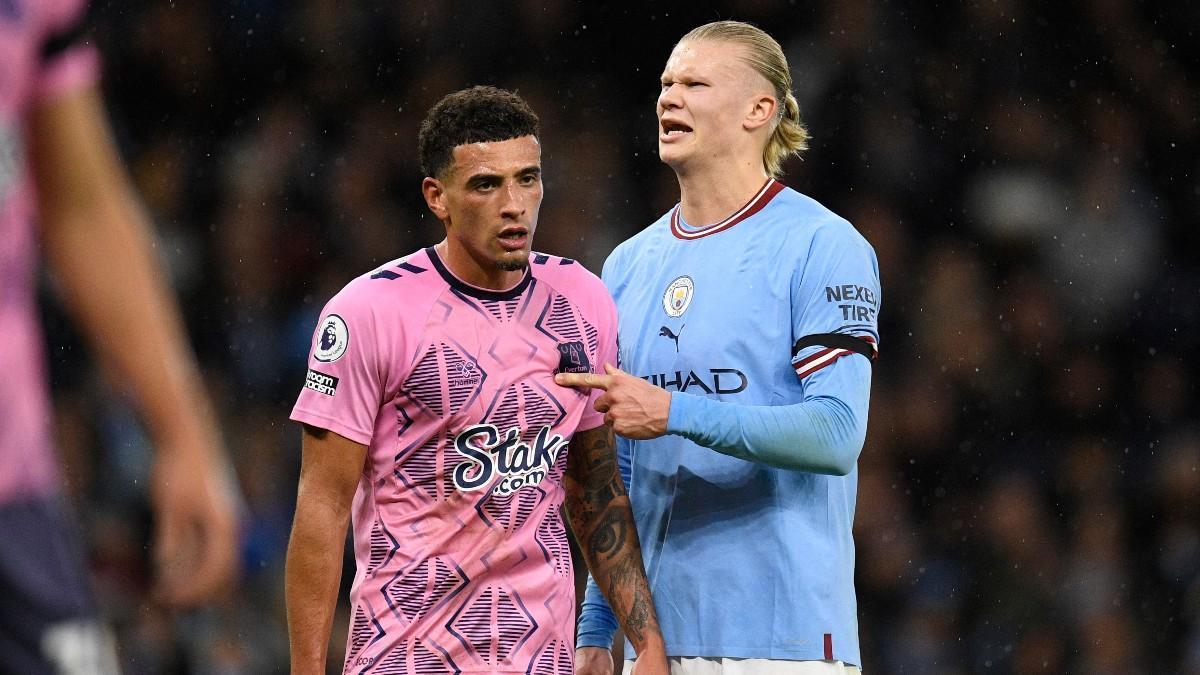 Haaland y Godfrey protagonizaron el cara a cara más caliente del City-Everton