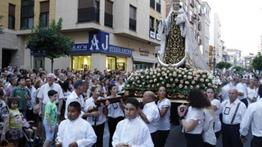 Honores en Lorca para la Virgen del Carmen