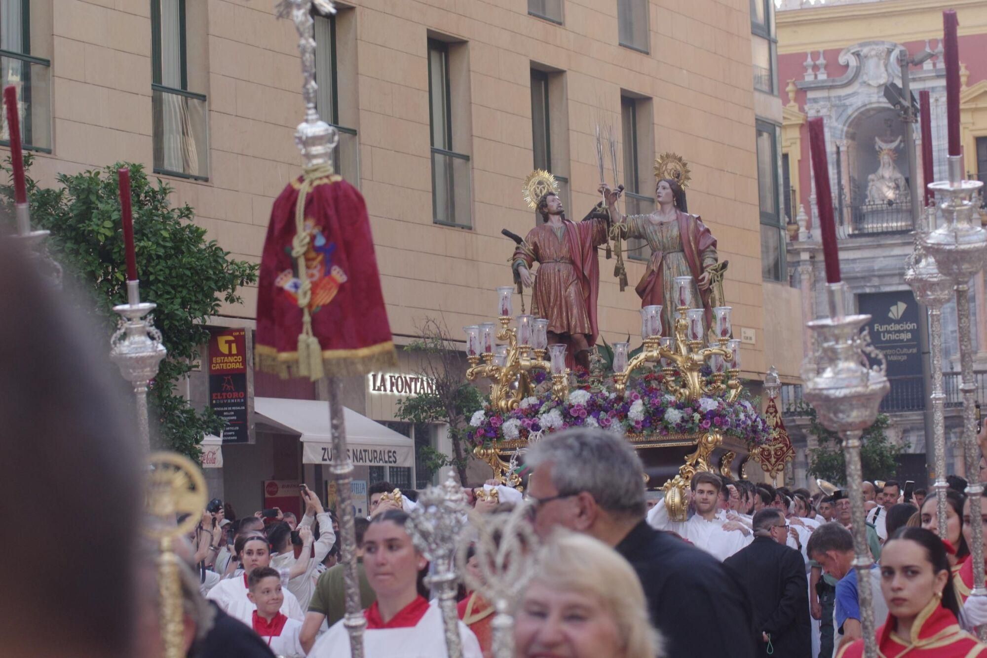 Procesión de los Patronos de Málaga 2025