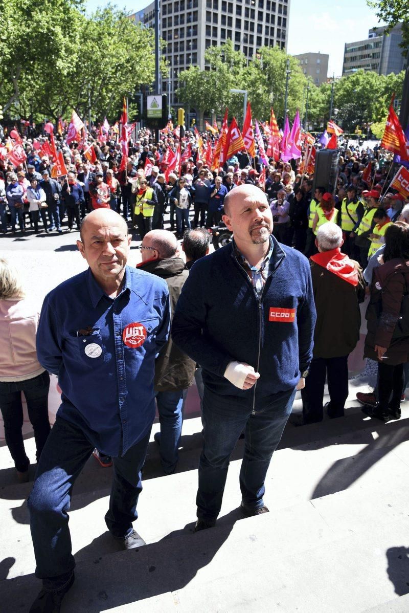 Fotod de la manifestación 1 de mayo- Día del trabajador