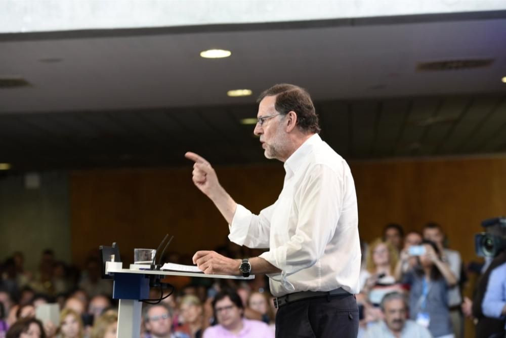 Mitin de Mariano Rajoy en el Auditorio de Murcia