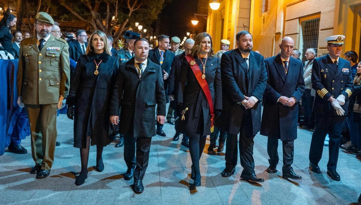 Catalá presidió, como primera autoridad municipal, el Santo Entierro