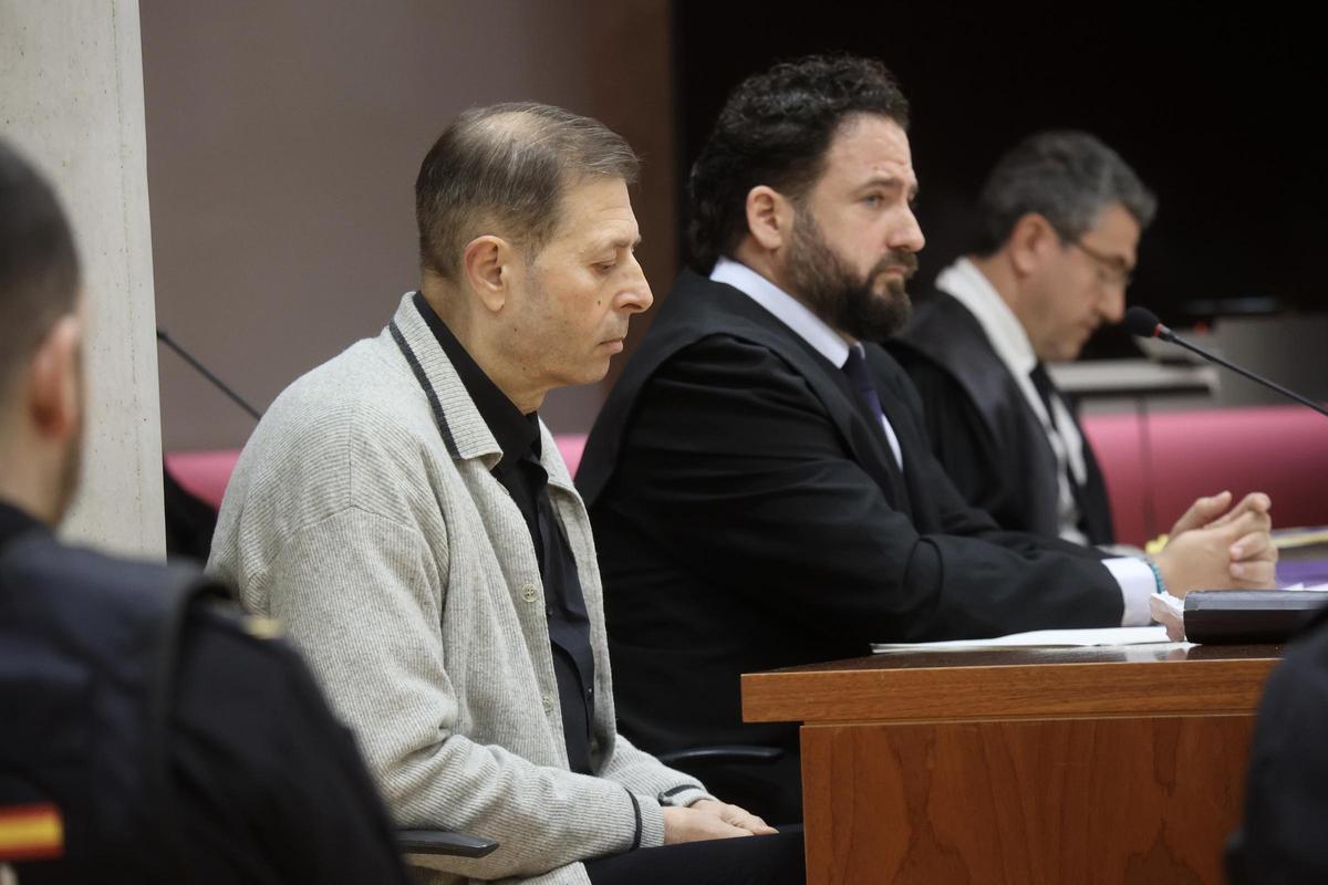 Pedro, presunto autor del crimen de Halloween, en el juicio