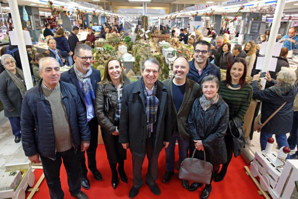 Inauguración del Belén del Mercado de Teis