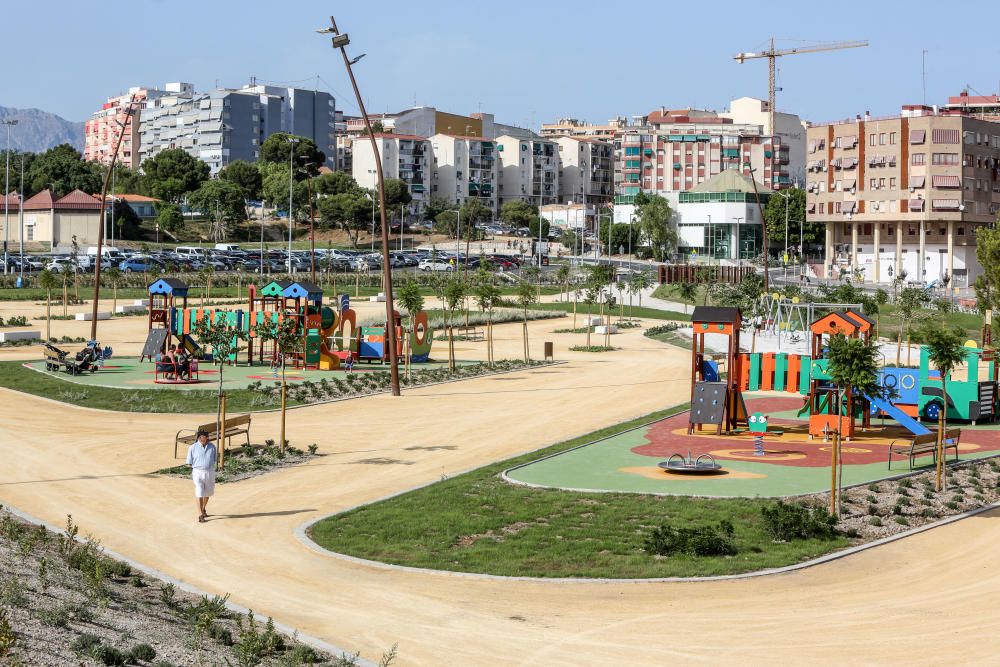 Así es el nuevo parque del barrio de Foietes en Benidorm