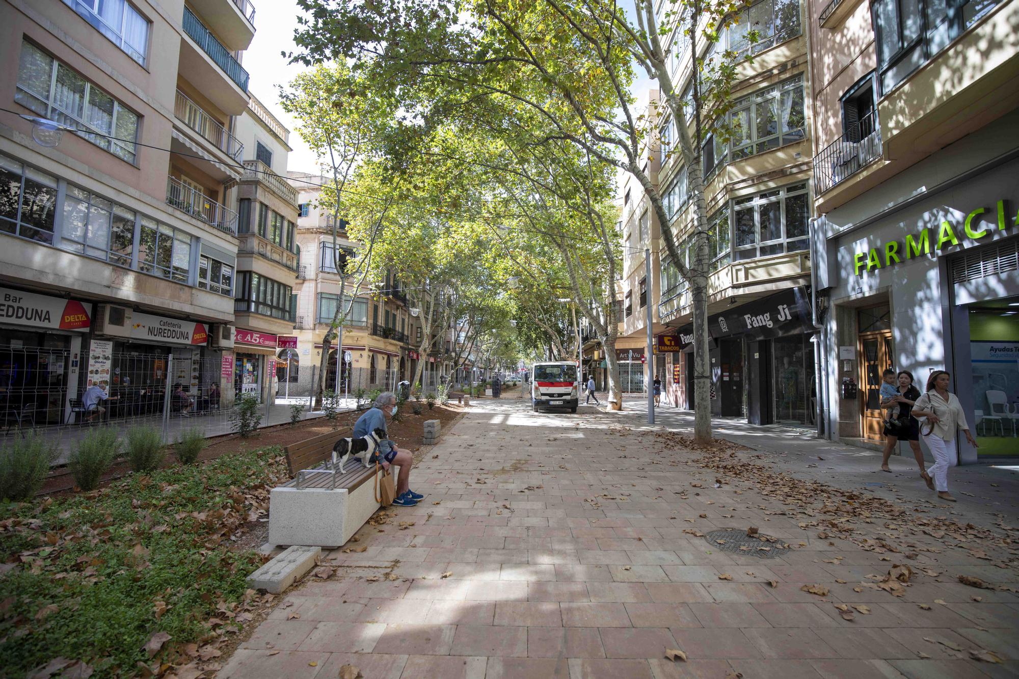 Así ha quedado Nuredunna, la nueva calle peatonal de Palma