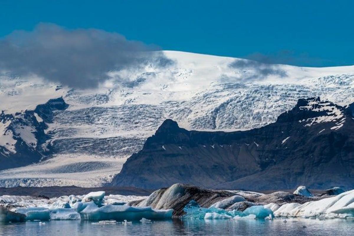 Glaciar Jokulsarlon, en el sur de Islandia.