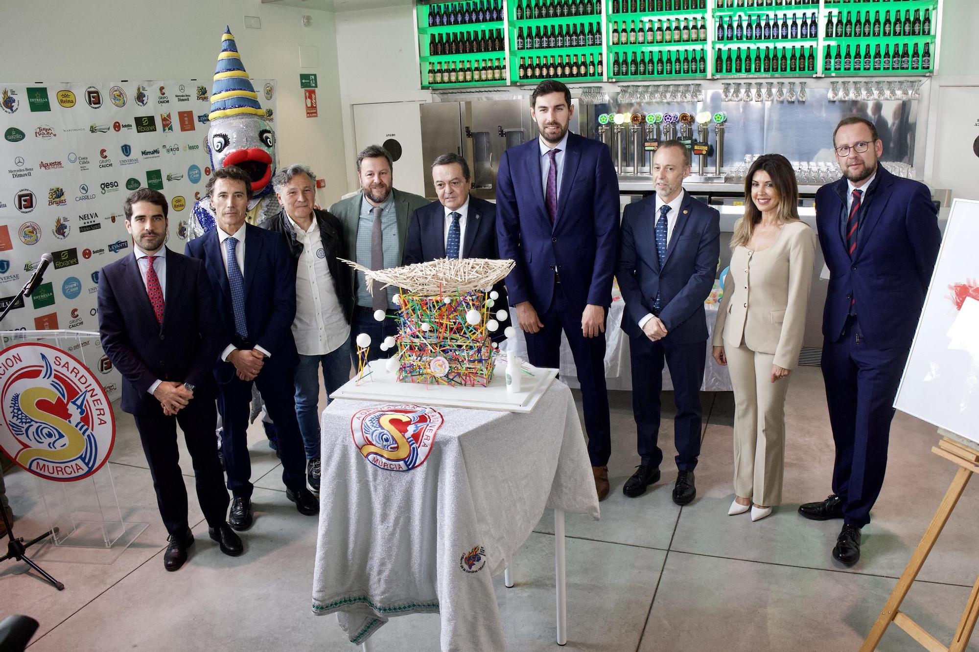 Presentación del catafalco del Entierro de la Sardina 2024