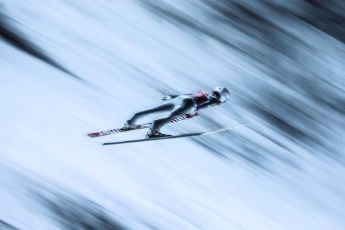 Los saltos de esquí, entre os premios World Press Photo