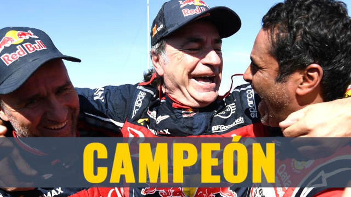 Carlos Sainz conquista su tercer Dakar