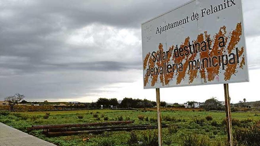 Zona del polígono donde se construirá el punto verde.