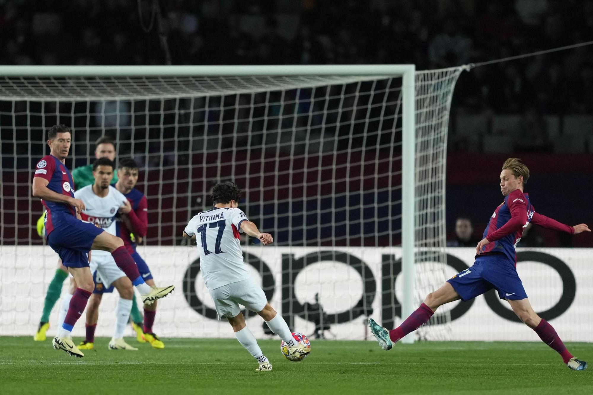 Barça-PSG: les millors imatges del partit de tornada de quarts de final de la Champions