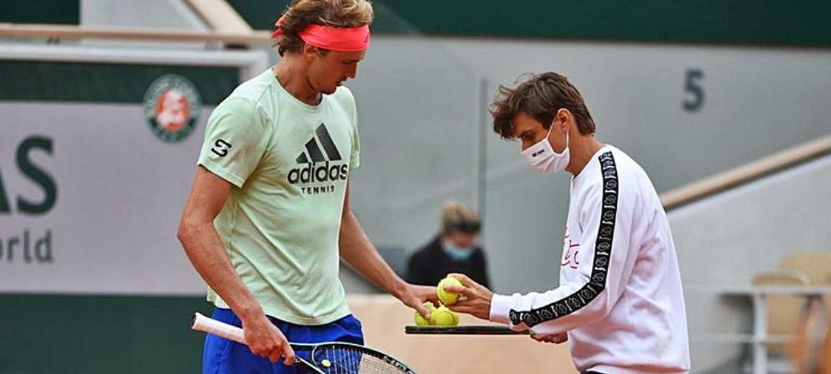 Zverev busca le busca un sustituto a David Ferrer