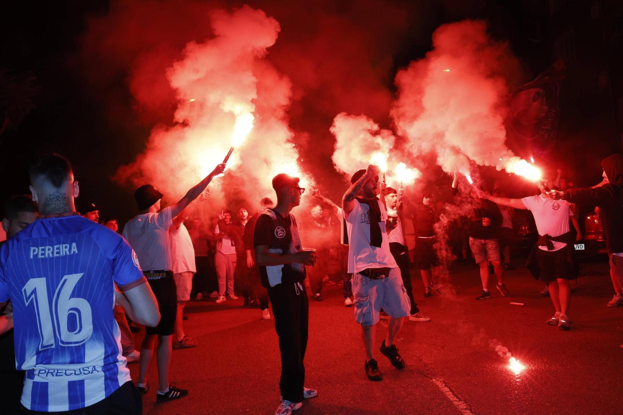 EN IMÁGENES: Locura en las calles de Avilés por el ascenso