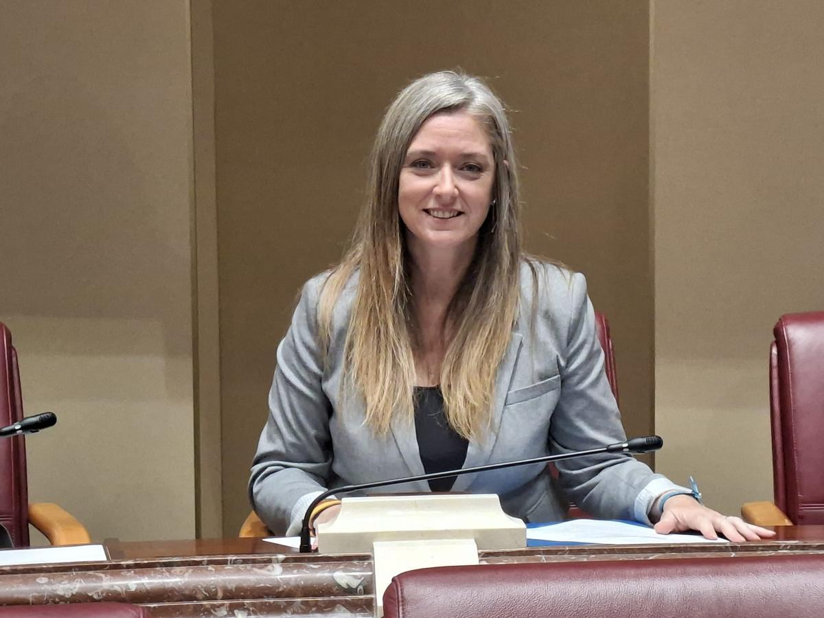 La diputada regional popular María Casajús.