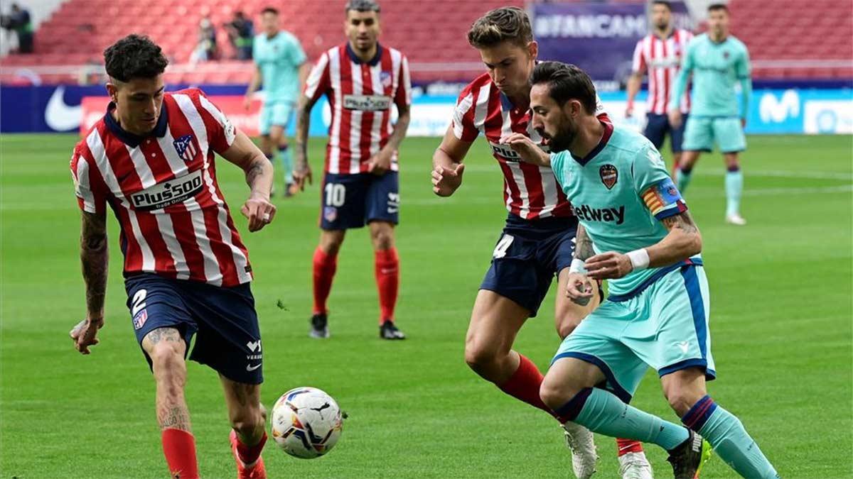 Morales, autor del primer gol del Levante