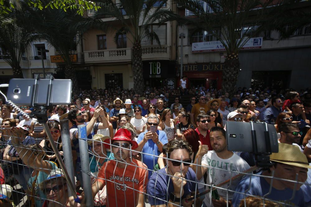 La mascletà tuvo un inicio muy lento