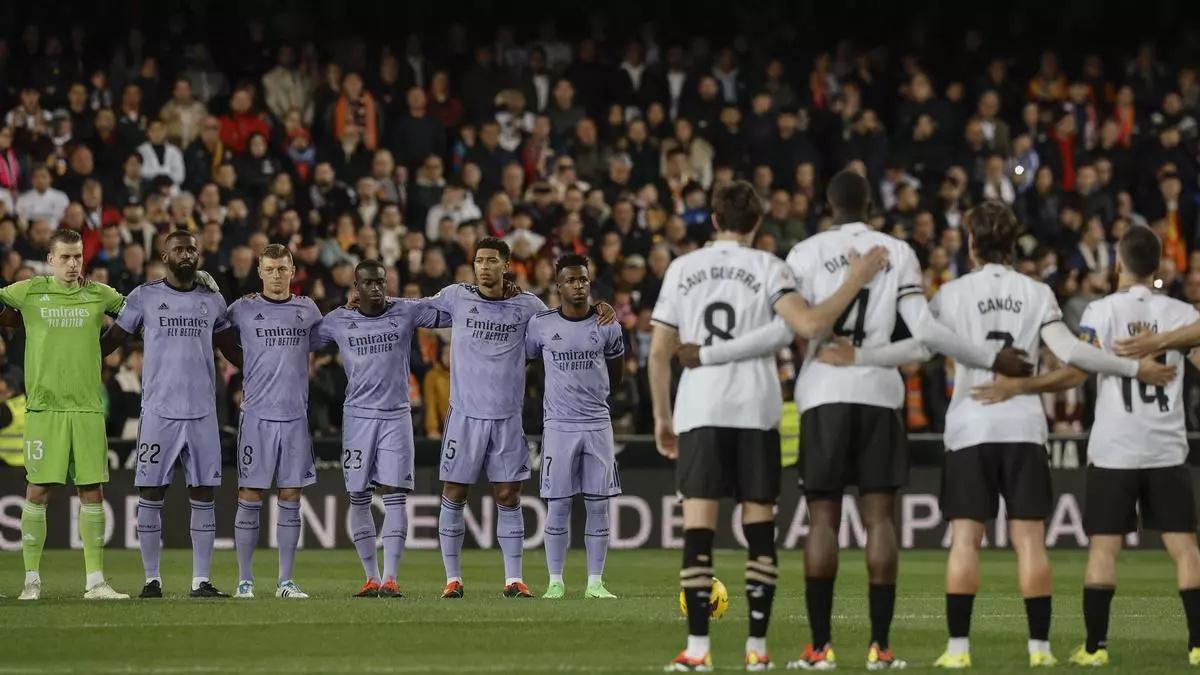 Imagen del Valencia - Real Madrid de la temporada pasada.