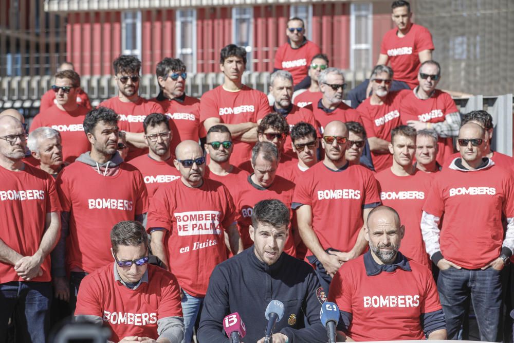 Bombers de Palma denuncian "grave riesgo" para el ciudadano por "mala gestión"