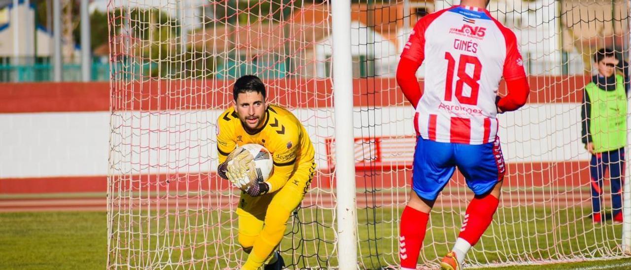 Sebas Gil, durante un partido.