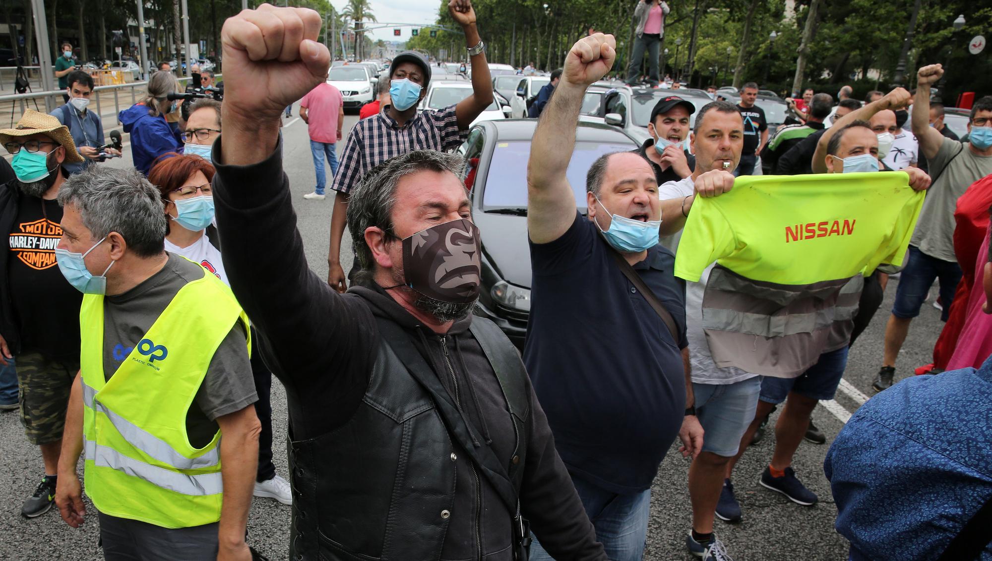 Subcontratados de Nissan, en protesta